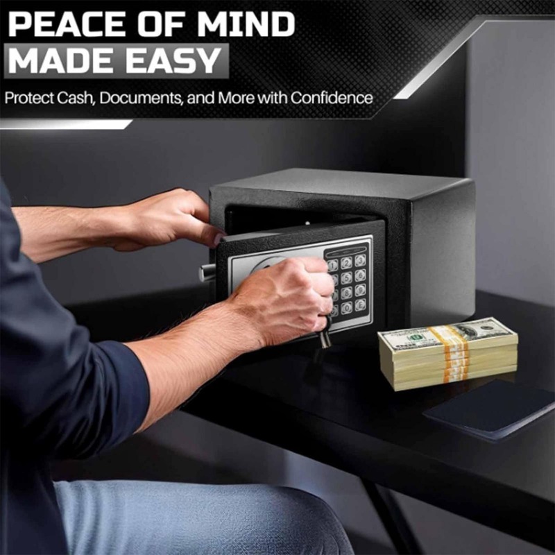 Home Security Essential - Digital Electronic Safe Box with Keypad
