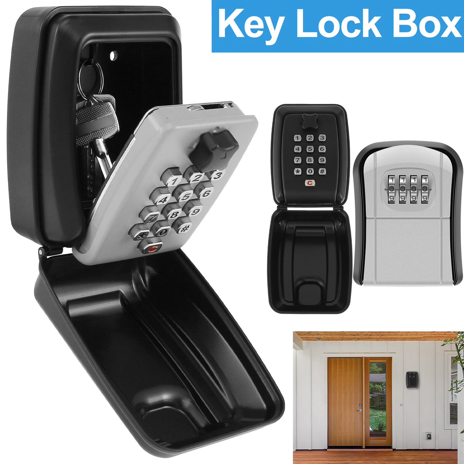 Key Lock Box Wall-Mount Secret - Home Security Essential incelemesi ve fiyatı