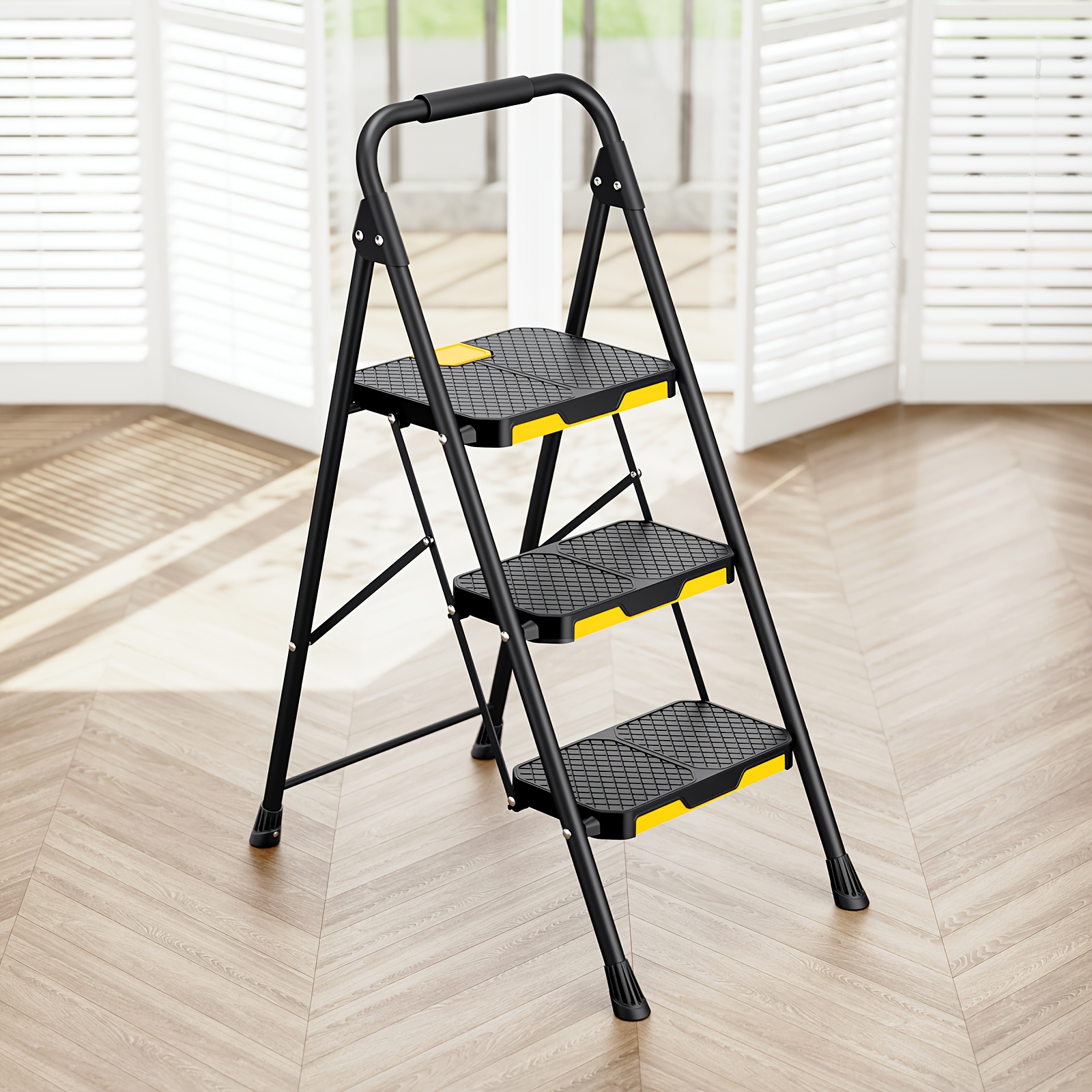 Heavy-Duty Folding Step Ladder - Home Security Features incelemesi ve fiyatı