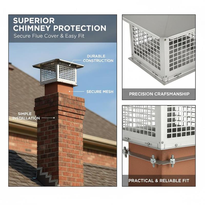 Fireplace Flue Cover 12 x 12 i - Home Security Essential incelemesi ve fiyatı