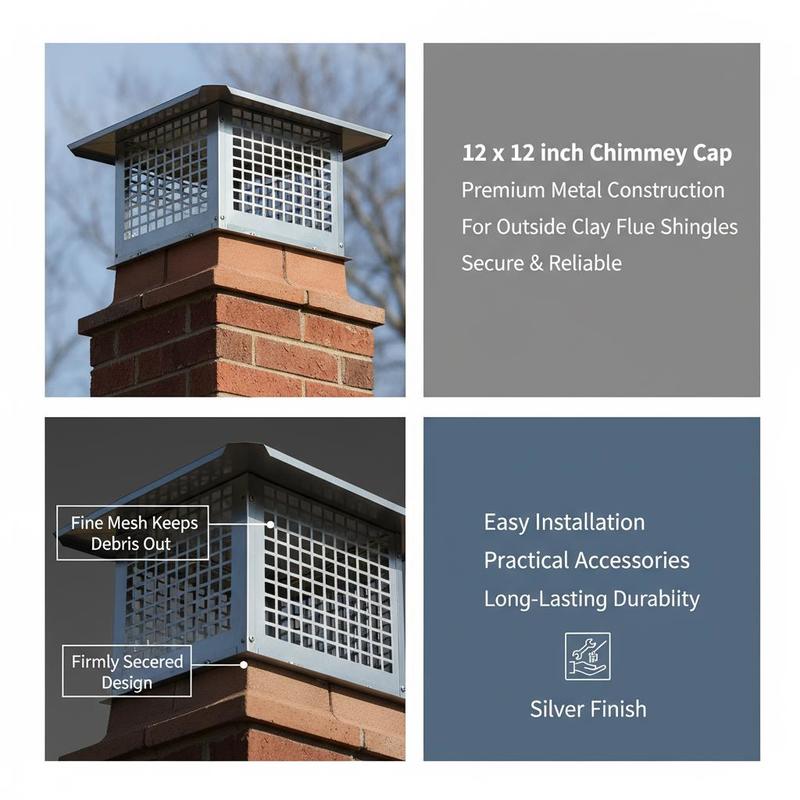 Fireplace Flue Cover 12 x 12 i - Home Security Essential incelemesi ve fiyatı