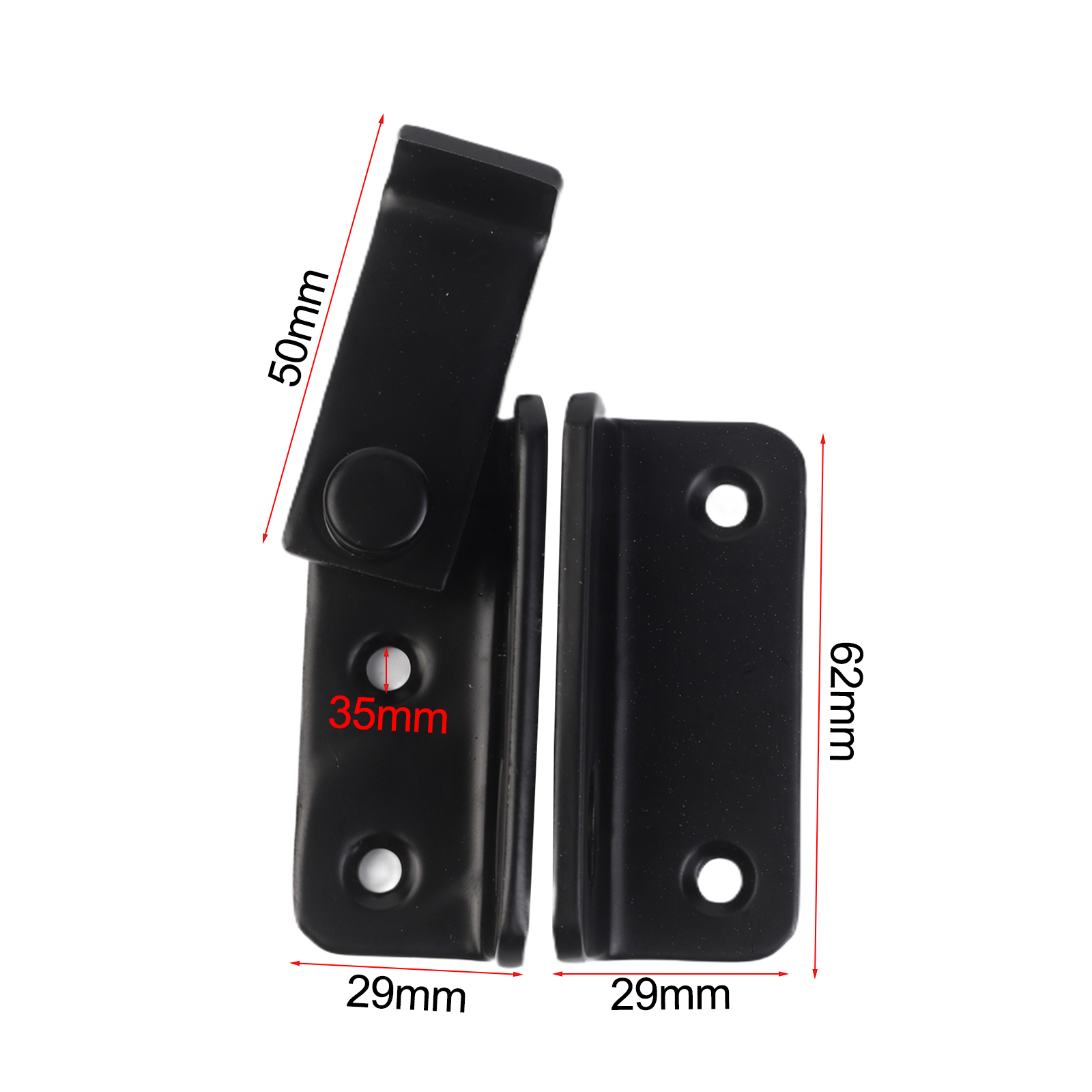 1Pc Black Stainless Steel Lock - Home Security Doors incelemesi ve fiyatı
