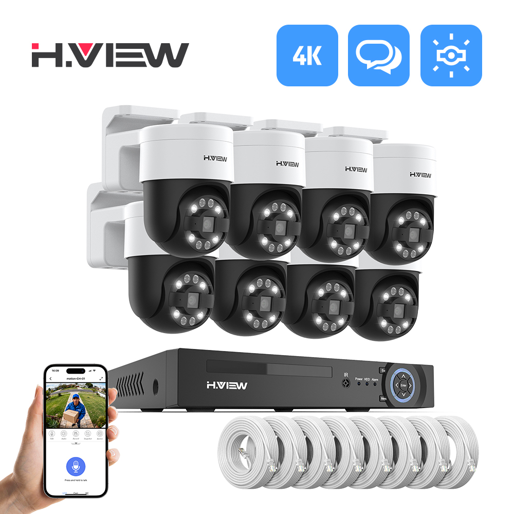 H.view 8Ch 4K 5MP 8MP Cctv Sec - Home Security And Camera Systems incelemesi ve fiyatı