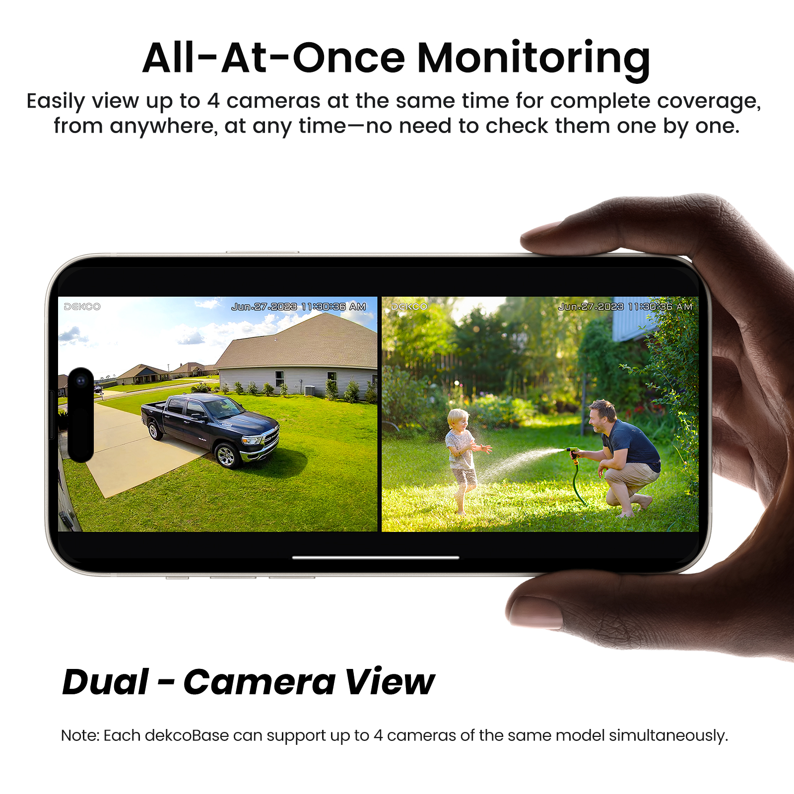 Dekco 3MP WiFi Solar Camera Sy - Home Security And Camera Systems incelemesi ve fiyatı