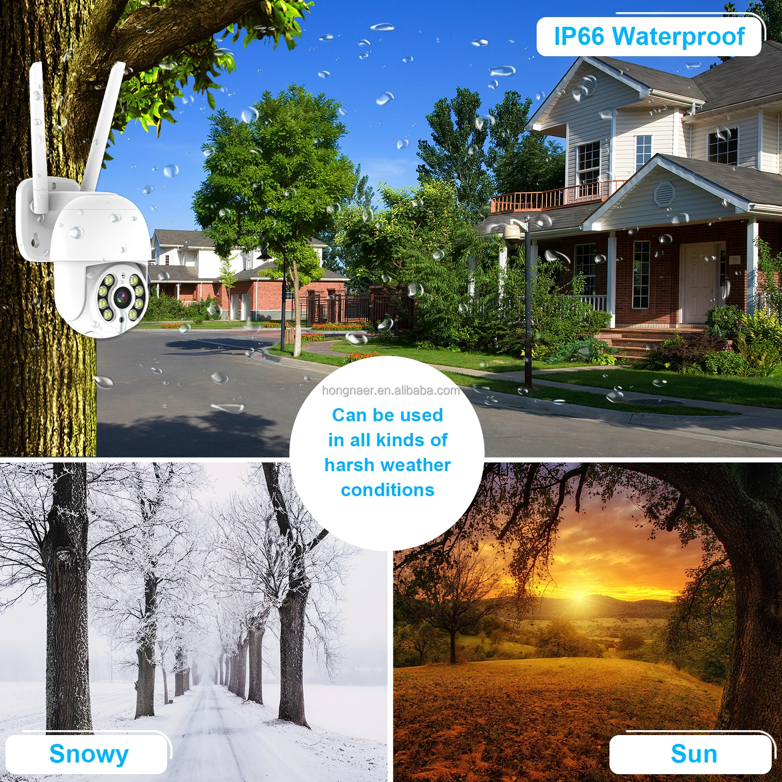 2026 Hongnaer 3MP 4 Channel Wi - Home Security And Camera Systems incelemesi ve fiyatı