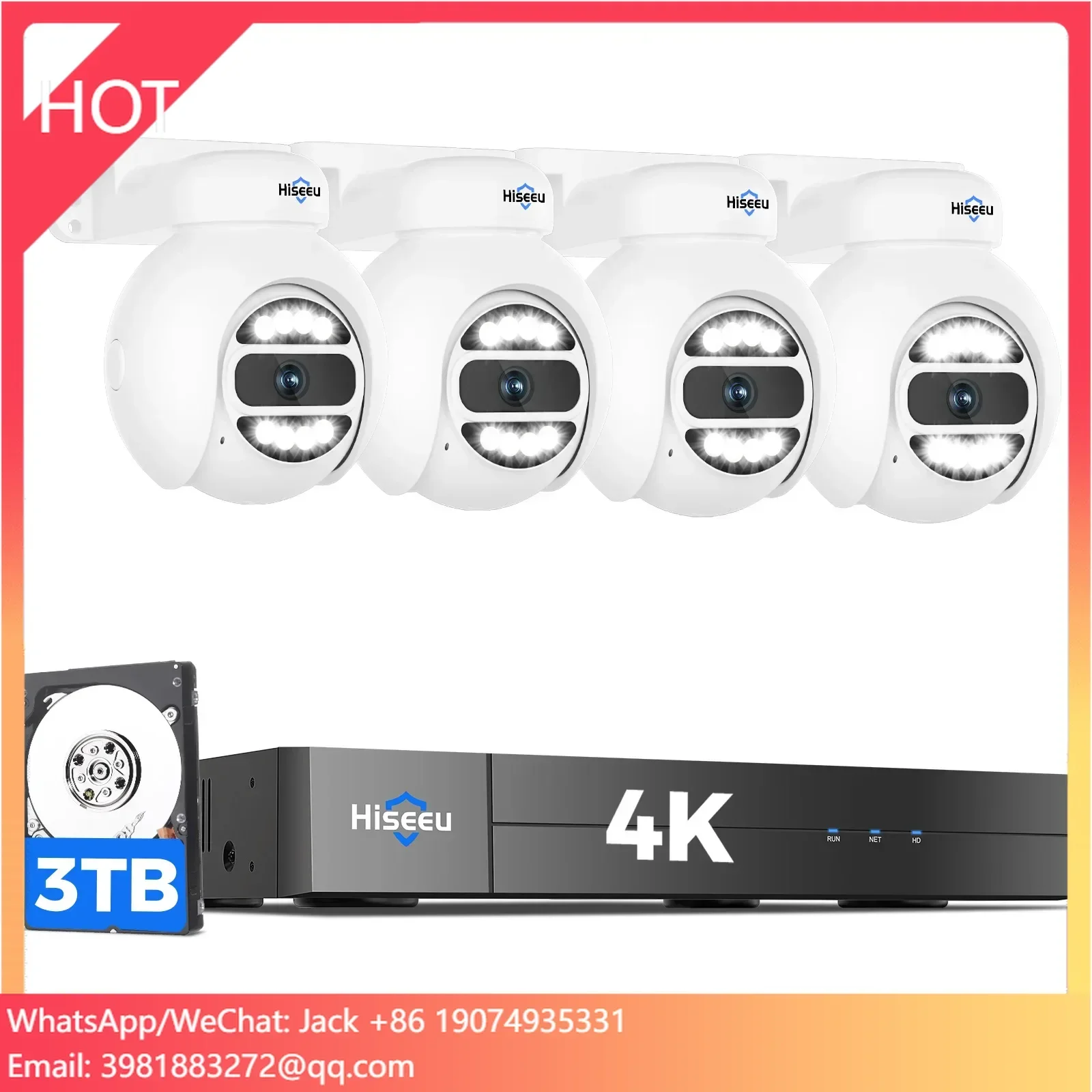 Hiseeu Automatic Tracking 5mp  - Home Security And Camera Systems incelemesi ve fiyatı