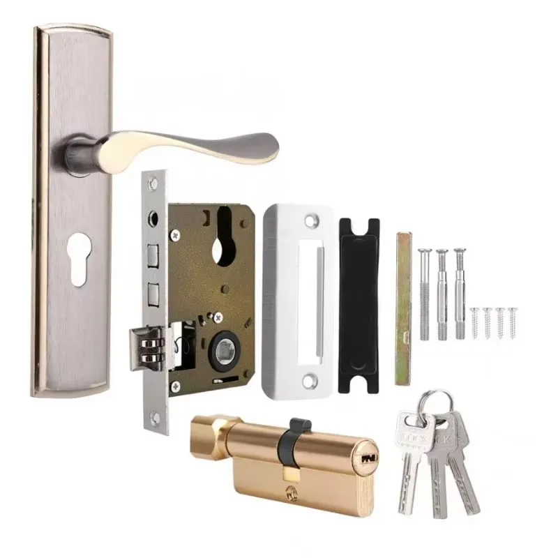Gold Door Handle Lock Silent H - Home Security Essential incelemesi ve fiyatı