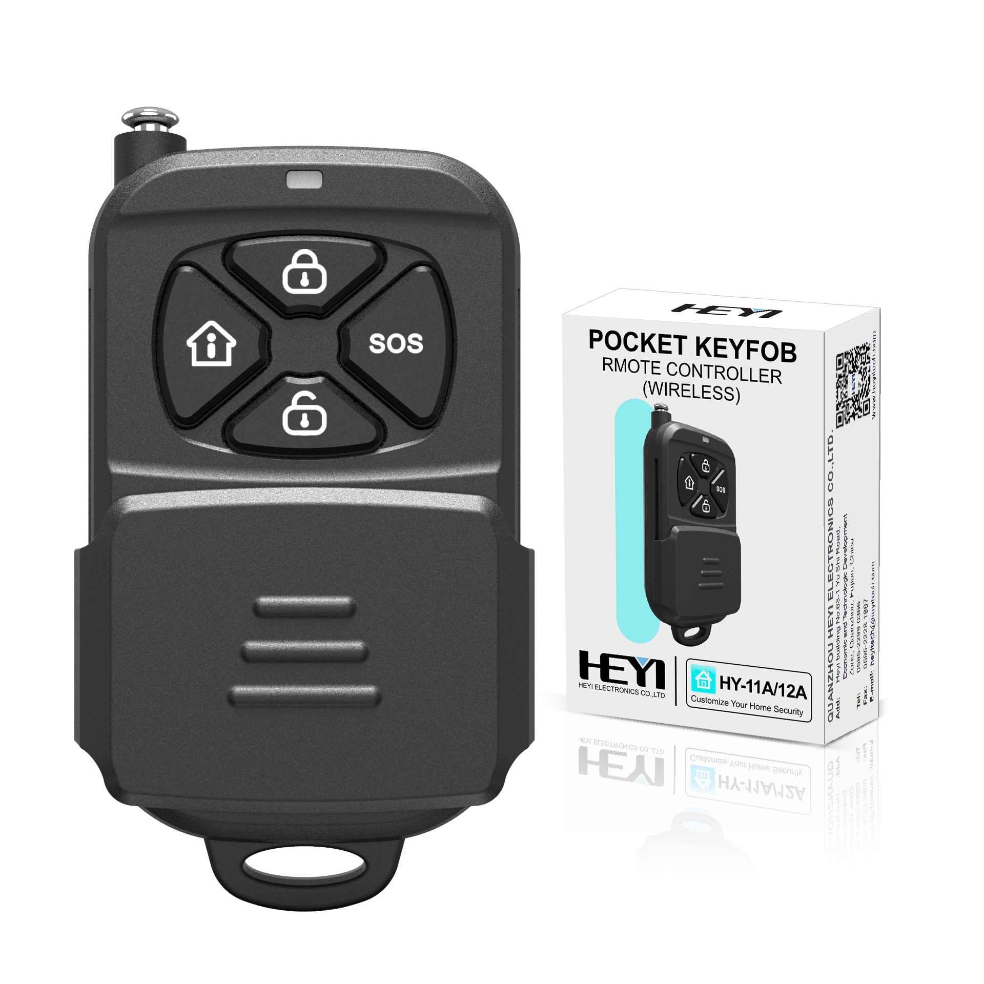 Popular Hot sell 433Mhz New De - Home Security Key Fob incelemesi ve fiyatı