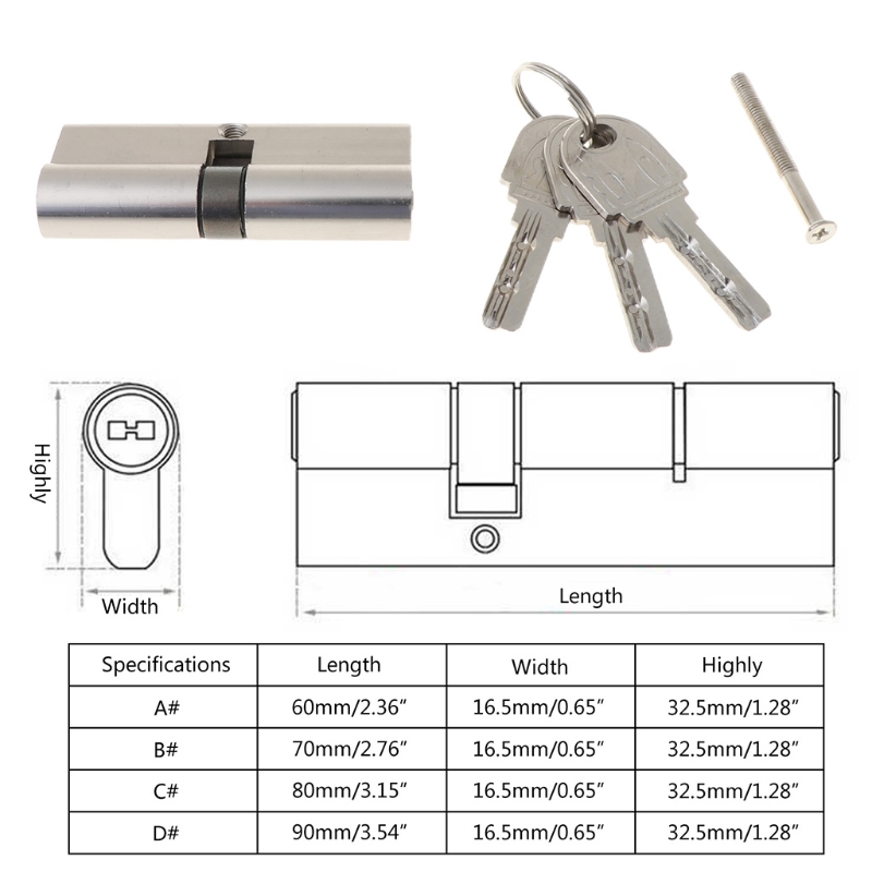 Keyed Entry Door Lock Cylinder - Home Security Doors incelemesi ve fiyatı