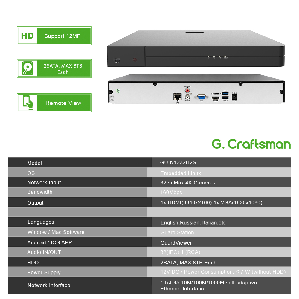 UNI 32CH NVR 12MP Security Rec - Home Security Cameras incelemesi ve fiyatı
