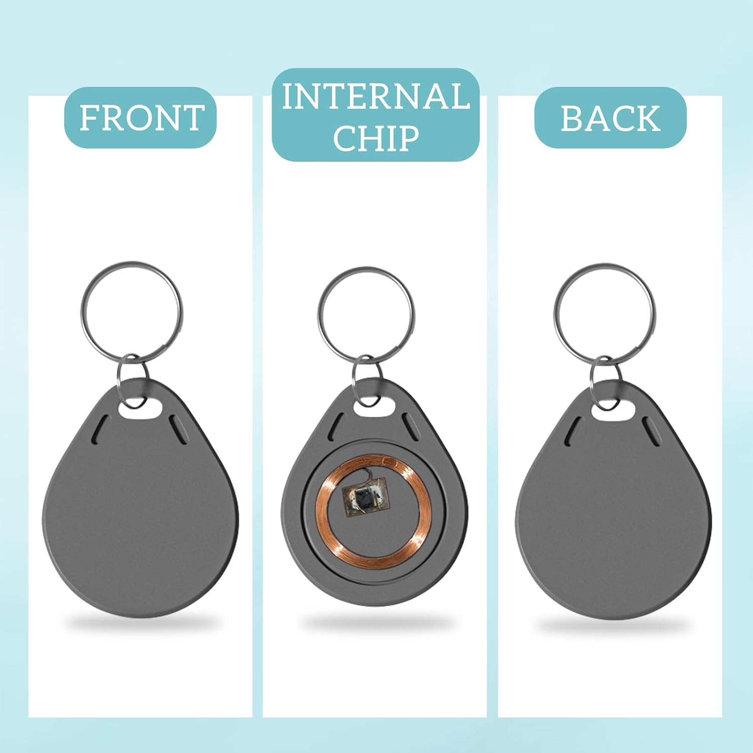 100P NFC Smart Key Tag Card,RF - Home Security Key Fob incelemesi ve fiyatı