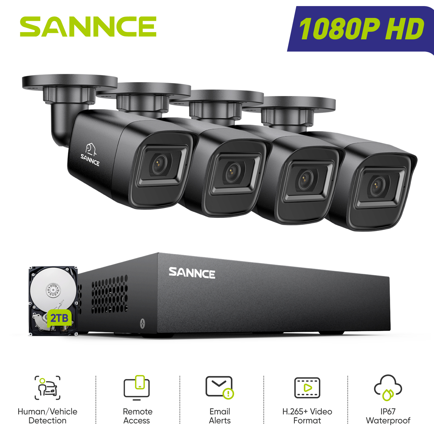SANNCE 1080P Security Camera S - Home Security And Camera Systems incelemesi ve fiyatı