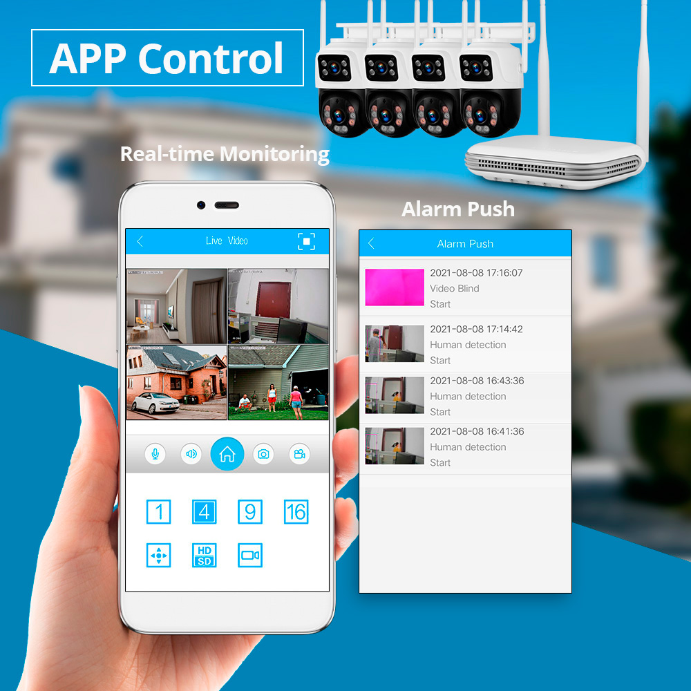 KERUI Waterproof 6MP HD Wirele - Home Security And Camera Systems incelemesi ve fiyatı