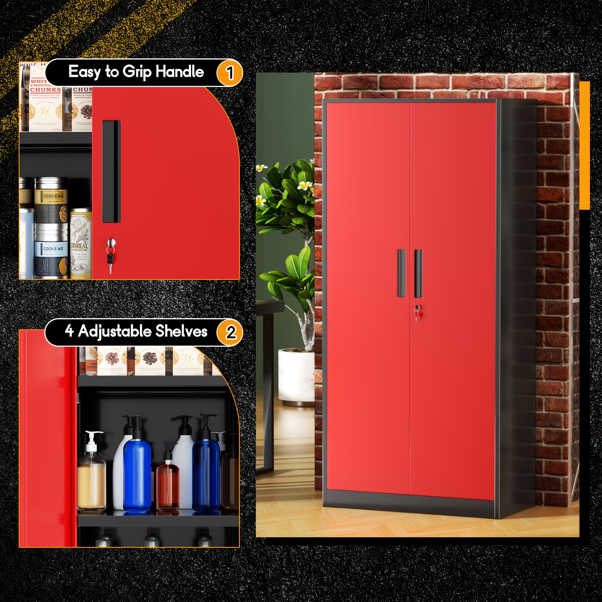 Stylish Steel Floor-Standing G - Home Security Features incelemesi ve fiyatı