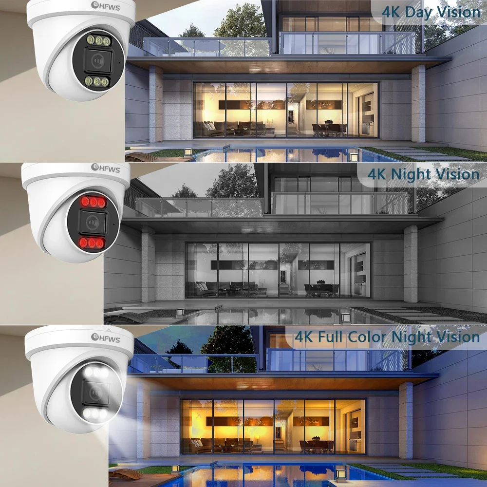 OEM 8MP 4K 25FPS PoE IP Camera - Home Security And Camera Systems incelemesi ve fiyatı