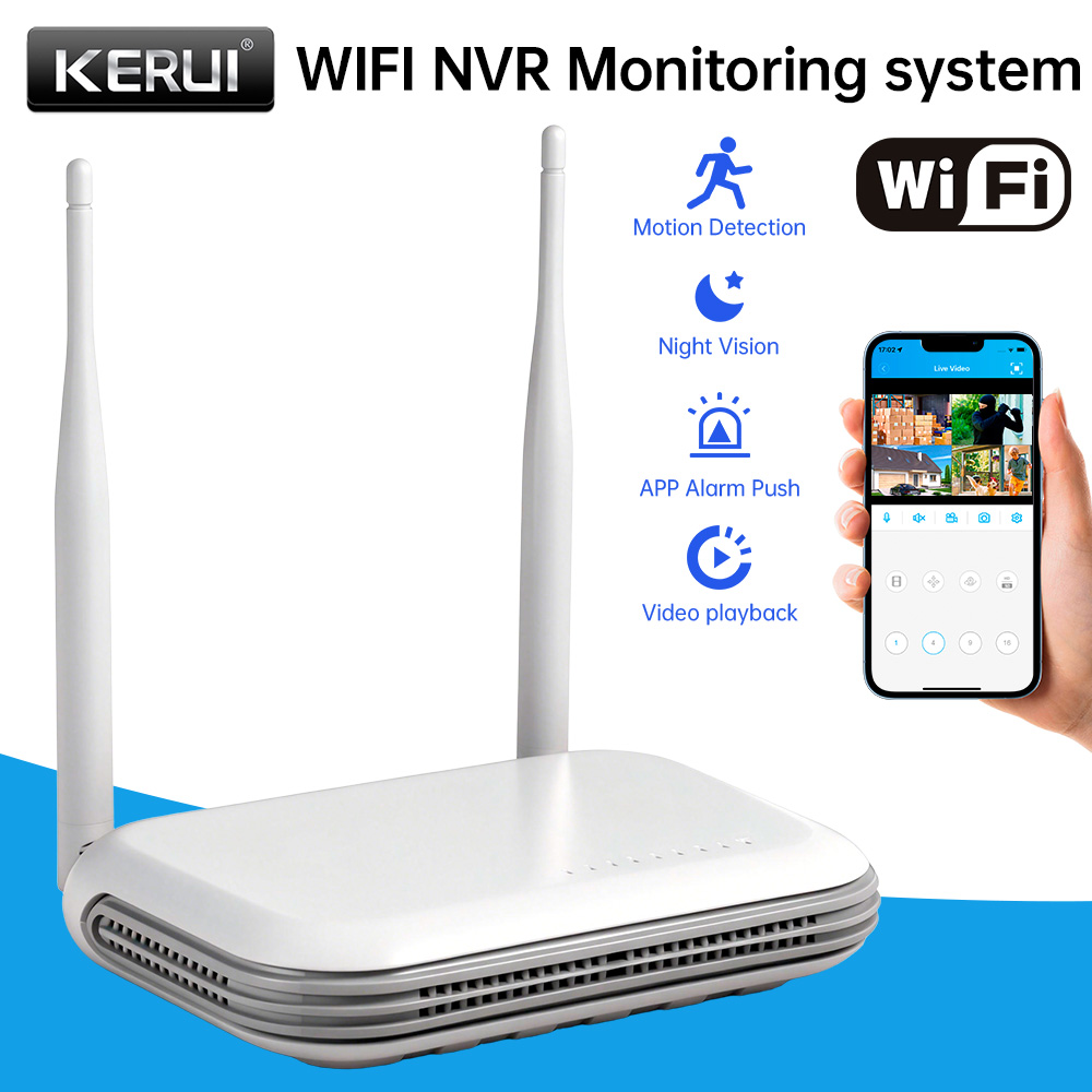 KERUI Mini Network WIFI 8CH NV - Home Security And Camera Systems incelemesi ve fiyatı