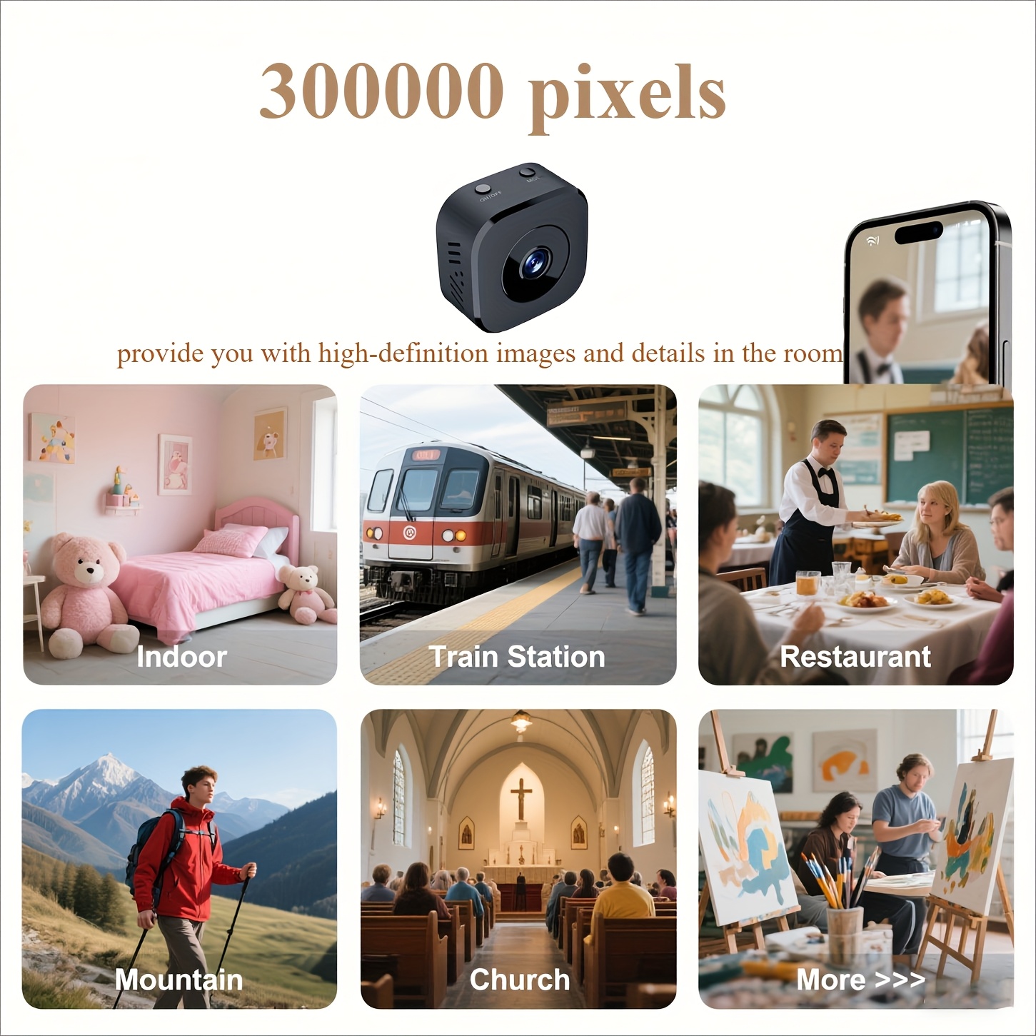 1080P HD Mini WiFi Camera Indo - Home Security Cameras incelemesi ve fiyatı