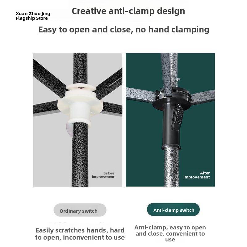 Large Outdoor Sun Umbrella Pat - Home Security Logo incelemesi ve fiyatı