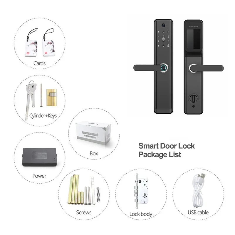 Smart Home Security Door Lock  - Home Security Features incelemesi ve fiyatı