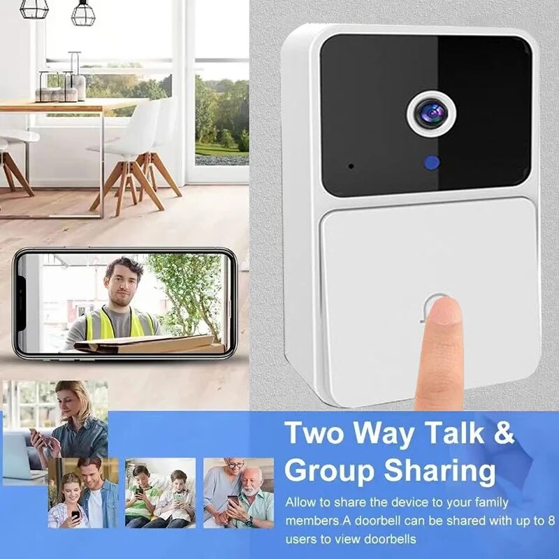 Wireless WiFi Video Doorbell f - Home Security Features incelemesi ve fiyatı
