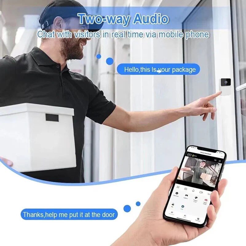 Wireless WiFi Video Doorbell f - Home Security Features incelemesi ve fiyatı