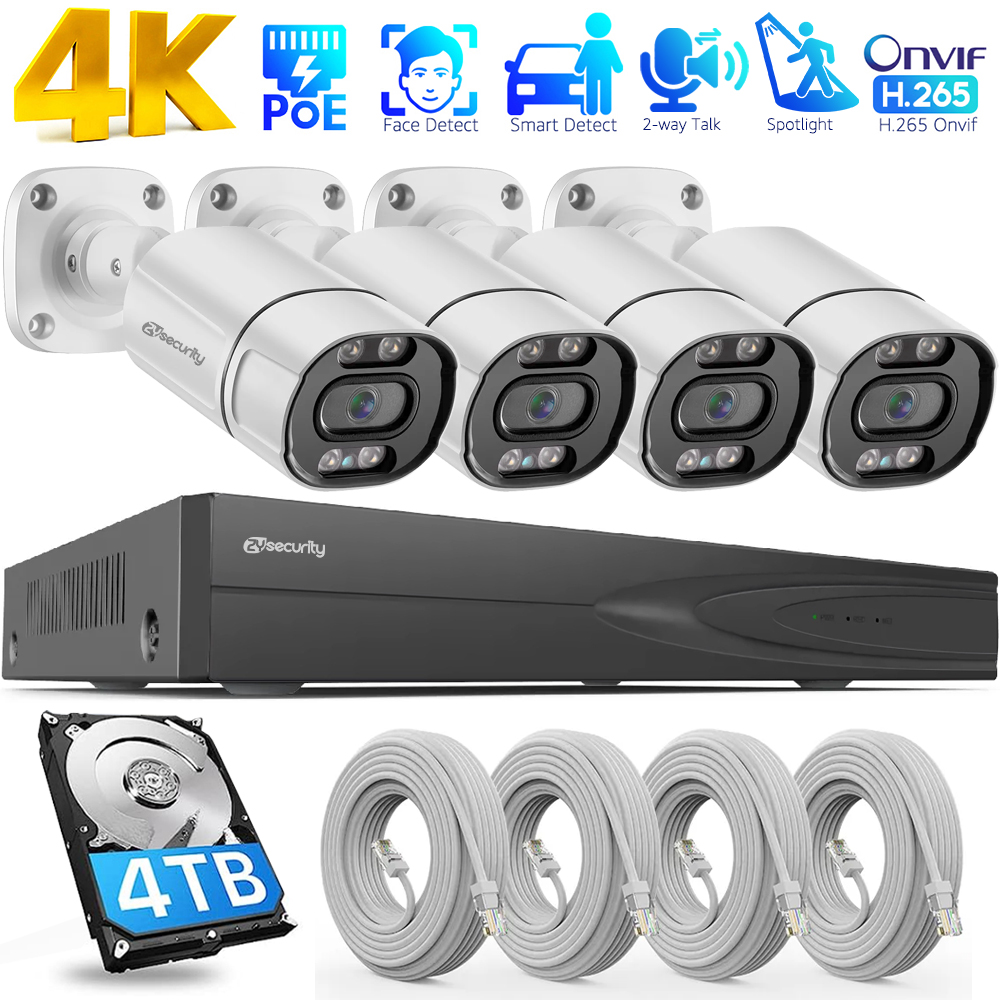 4K PoE Security Camera System  - Home Security And Camera Systems incelemesi ve fiyatı