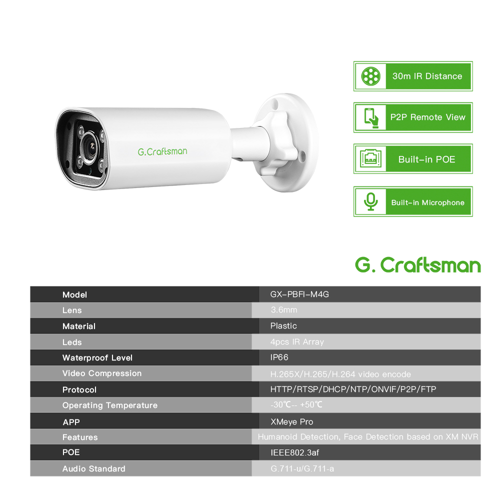 C GC PB 4MP POE IP Camera,Buil - Home Security Cameras incelemesi ve fiyatı