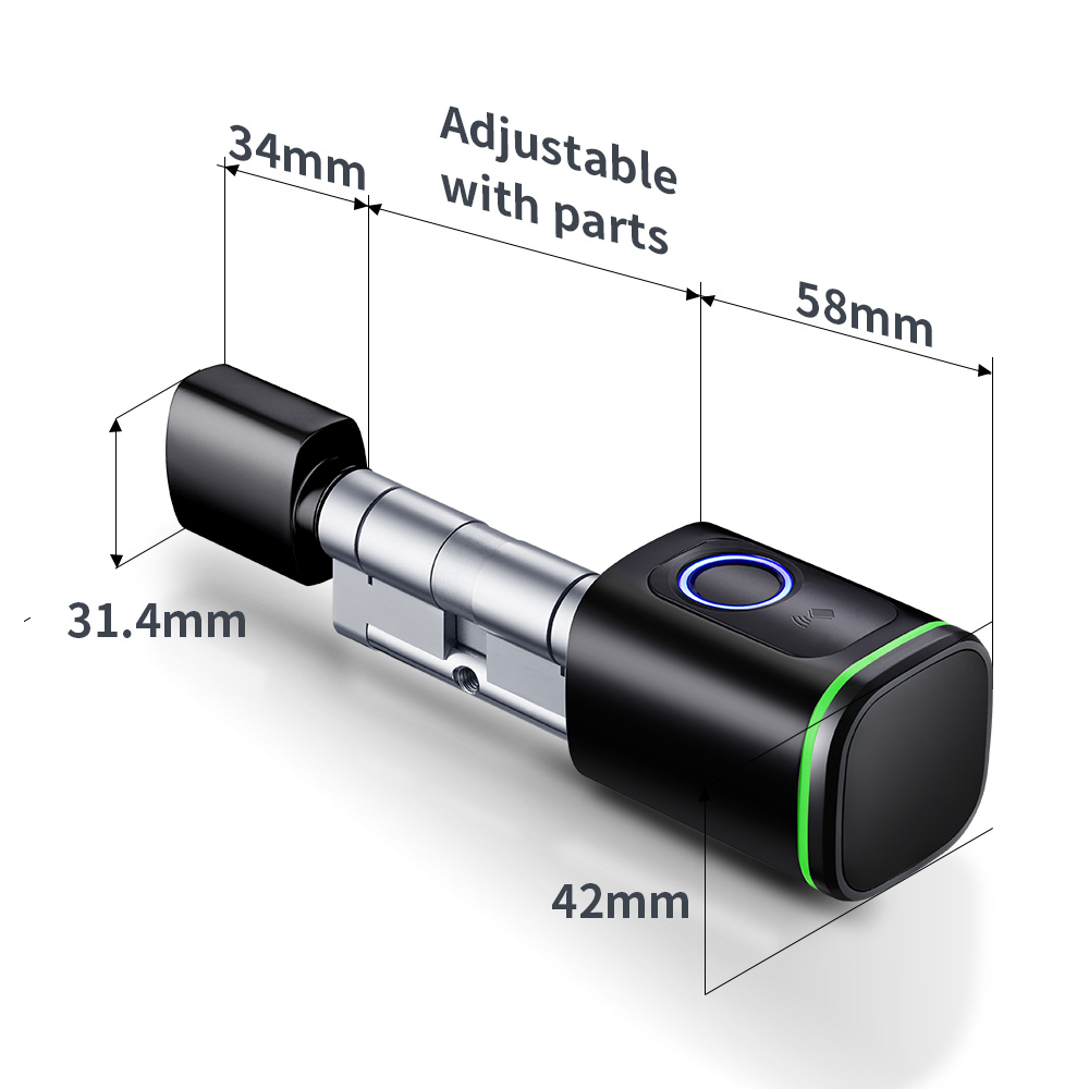 Smart Cylinder Lock Tuya 60-90 - Home Security Essential incelemesi ve fiyatı